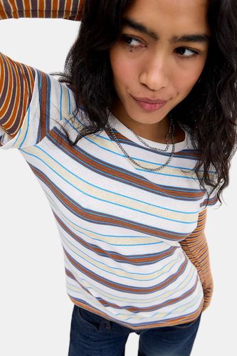 T-shirt rayé à double couche Spill The Tee en taille: XS - BDG - Modalova