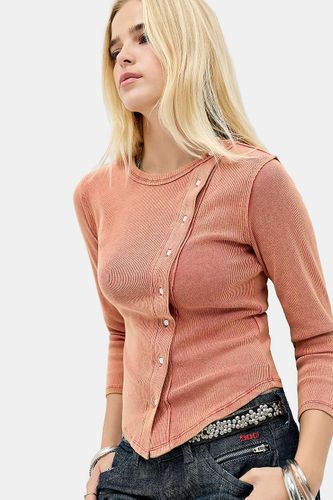 T-shirt asymétrique à manches 3/4 Bella en taille: XS - BDG - Modalova