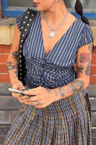 Chemise en maille froncée Penny en taille: XS - Silence + Noise - Modalova