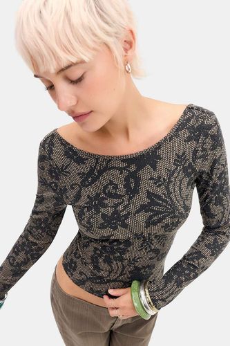 Haut moulant à manches longues et dos nu en taille: Medium - BDG - Modalova