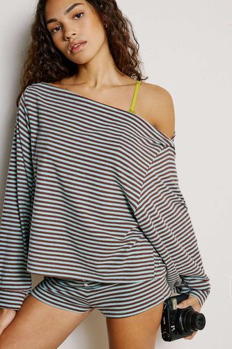 Sweat à épaules dénudées rayé All Nighter en taille: Medium - Out From Under - Modalova