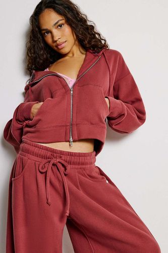 Sweat à capuche essentiel à fermeture éclair Out From Under en taille: XS - Urban Outfitters - Modalova