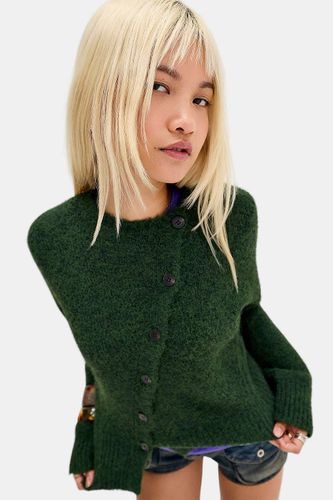 Cardigan asymétrique à boutons en taille: XS - BDG - Modalova