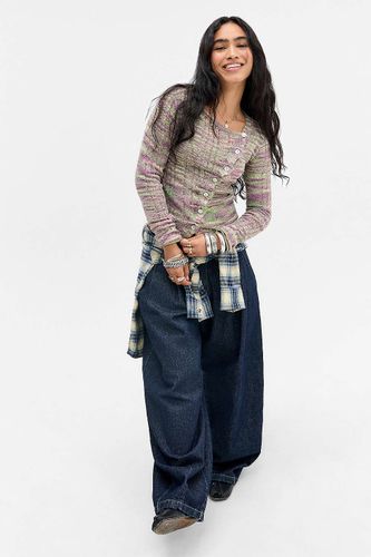 Pull en maille asymétrique boutonné Lumi Spacedye en taille: XS - BDG - Modalova
