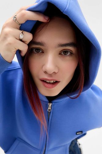 Iets frans. Scuba Crop Zip-Through Hoodie en taille: XS - iets frans... - Modalova