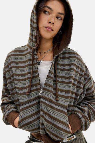 Sweat à capuche à rayures Easy en taille: Small - BDG - Modalova