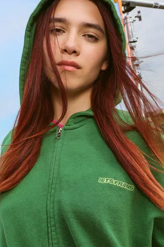 Sweat à capuche à ourlet bouffant avec fermeture éclair iets frans. en taille: XS - iets frans... - Modalova