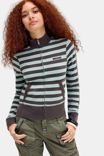Haut de survêtement court à rayures en taille: XS - BDG - Modalova