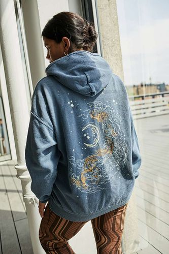 UO Navy Starry Nights Hoodie par en taille: Medium/Large - Urban Outfitters - Modalova