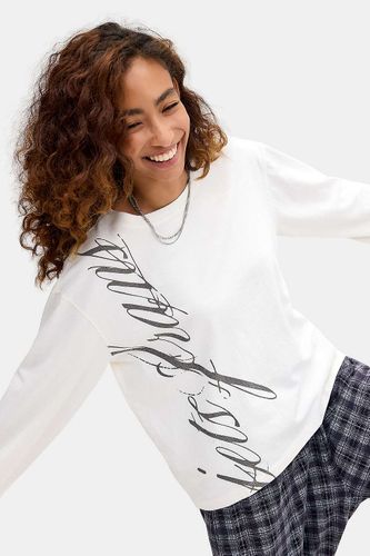 T-shirt graphique à manches longues iets frans. Italic Script en taille: Small - iets frans... - Modalova