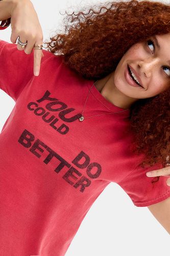 T-shirt graphique décontracté UO " You Could Do Better" par en taille: Medium/Large - Urban Outfitters - Modalova