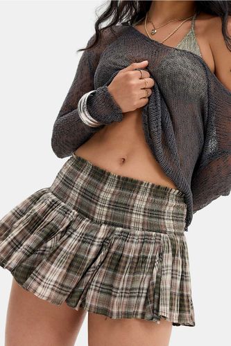 Jupe-short à godets Immy à carreaux en taille: 2XS - Kimchi Blue - Modalova