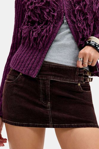 Mini-jupe en velours côtelé Joi en taille: 2XS - BDG - Modalova