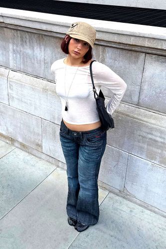 Jeans skinny bootcut taille basse Miko en taille: 24 l 28 L - BDG - Modalova