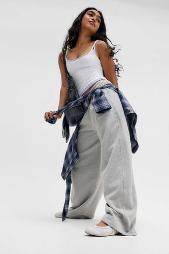 Iets frans. Joggers gris Jax à jambe large taillée en taille: Medium - iets frans... - Modalova