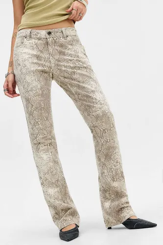 Pantalon Kimmy Snake à taille ultra basse en taille: 26 - BDG - Modalova