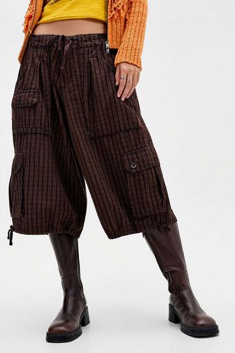Pantalon cargo à carreaux court Diego en taille: XS - BDG - Modalova