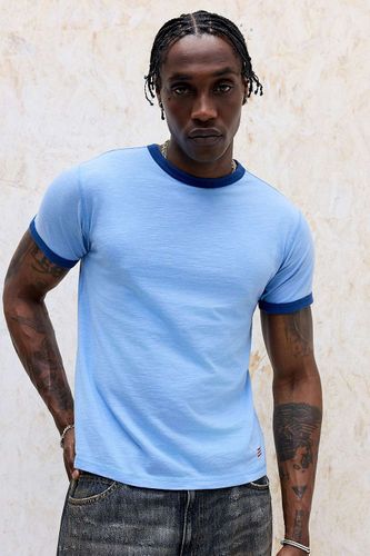T-shirt Ringer bleu chiné en taille: XS - BDG - Modalova