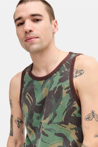 Débardeur en maille camouflage UO par taille: Large - Urban Outfitters - Modalova