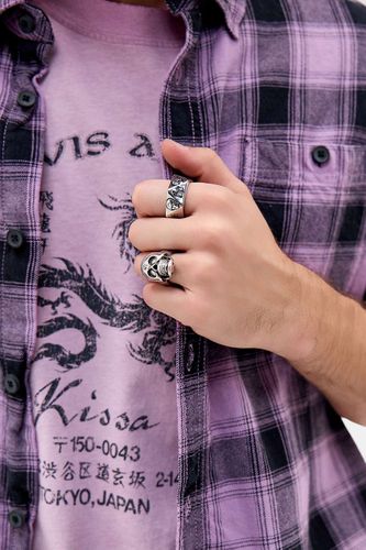 Bague Glory Stars Skull en taille: Medium - Ed Hardy - Modalova