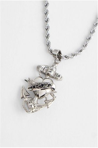 Collier pendentif ancre True Love en taille: TAILLE UNIQUE - Ed Hardy - Modalova