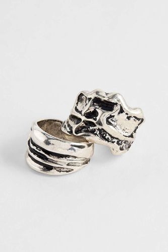 Lot de 2 bagues fondues UO par en taille: Small - Urban Outfitters - Modalova