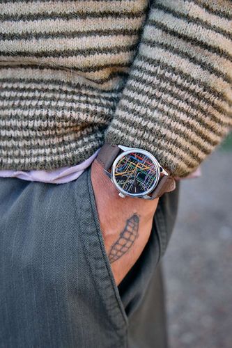 Montre CHPO Vintage New York Argent en taille: TAILLE UNIQUE - Urban Outfitters - Modalova