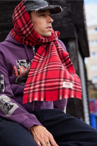 Écharpe à carreaux rouges en taille: TAILLE UNIQUE - BDG - Modalova