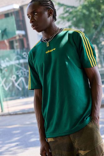 T-shirt jacquard collégial vert en taille: Medium - adidas - Modalova