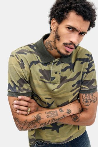 Polo camouflage délavé en taille: XS - Jaded London - Modalova