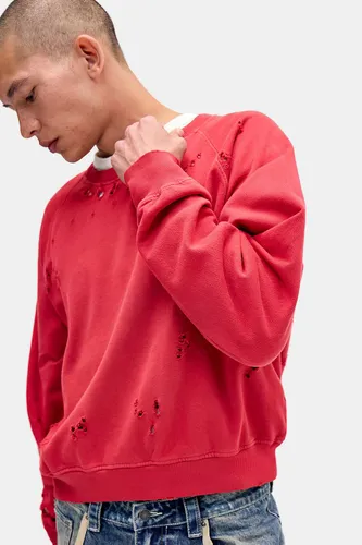 Sweat-shirt rouge délavé au soleil vieilli en taille: Small - Jaded London - Modalova