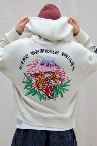 Sweat à capuche UO Exclusive Stone Tiger Rose en taille: Medium - Ed Hardy - Modalova