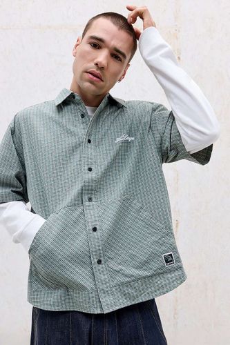 Chemise à manches courtes à carreaux verts en - XLARGE - Modalova