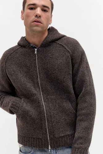 Sweat à capuche en tricot Bruce exclusif Temp UO en taille: Small - Urban Outfitters - Modalova