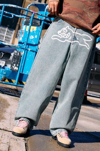 Jeans baggy Running Dog délavé vintage en taille: 30 - ICECREAM - Modalova