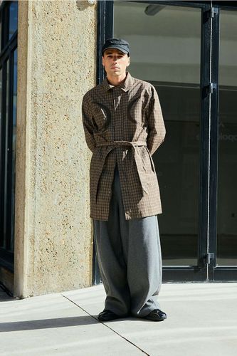 Trench-coat à carreaux marron en taille: Medium - Umbro - Modalova