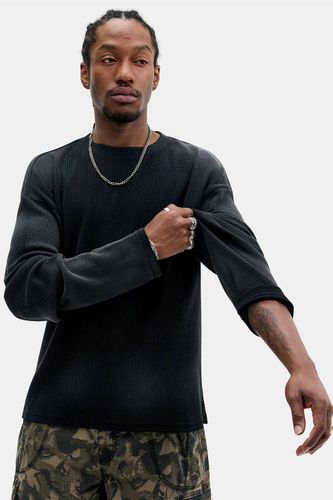 T-shirt gaufré à manches longues en taille: 2XS - BDG - Modalova