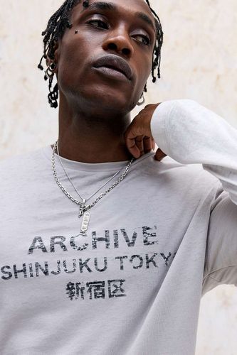 T-shirt graphique à double couche Grey Archive Tokyo en taille: XS - Archivis - Modalova
