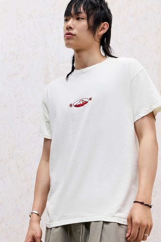 T-shirt graphique de montagne brodé blanc UO par en taille: Medium - Urban Outfitters - Modalova