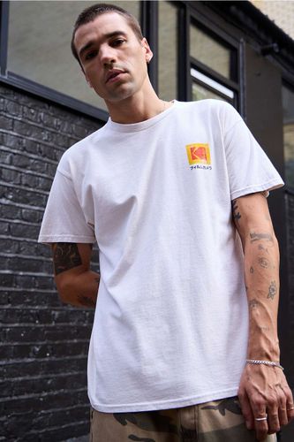 T-shirt graphique UO blanc Kodak à manches courtes par en taille: XS - Urban Outfitters - Modalova