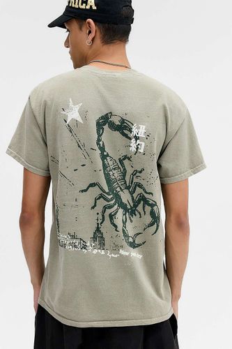 T-shirt graphique UO scorpion vert par en taille: Large - Urban Outfitters - Modalova