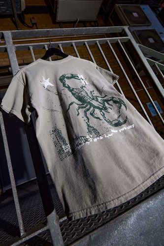 T-shirt graphique UO scorpion vert par en taille: Small - Urban Outfitters - Modalova