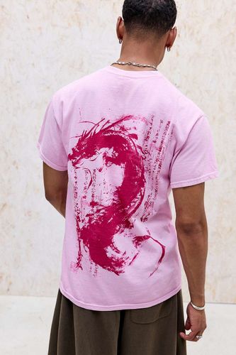 T-shirt graphique dragon brossé UO par en taille: Small - Urban Outfitters - Modalova