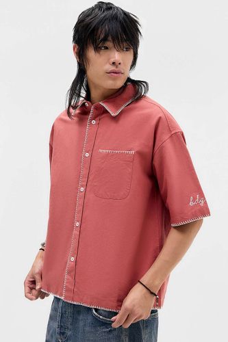 Chemise Rouge Arlo à Point de Croix en taille: Medium - BDG - Modalova