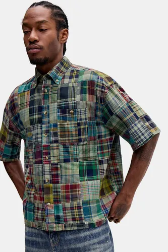 Chemise à manches courtes patchwork Arlo en taille: XS - BDG - Modalova