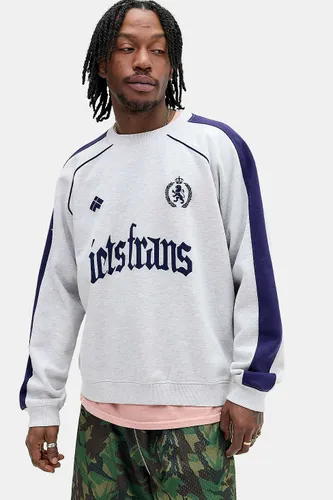 Iets frans. Sweat-shirt gris à empiècement gothique en taille: XS - iets frans... - Modalova