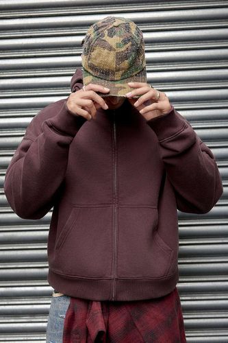 Sweat à capuche zippé doublé gaufré en taille: XS - Archivis - Modalova
