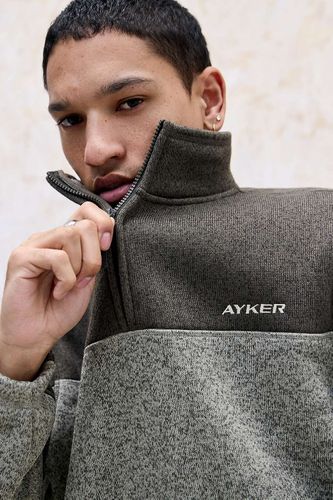 Polaire à demi-fermeture éclair en Gray taille: 2XS - Ayker - Modalova