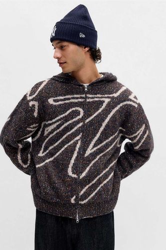 Sweat à capuche en maille jacquard zippé iets frans. en taille: Small - iets frans... - Modalova