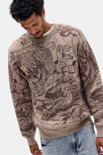 Pull à imprimé dragon taille: Small - Archivis - Modalova
